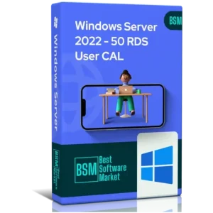 Windows Server 2022 RDS 50 user CAL - Key Email delivery